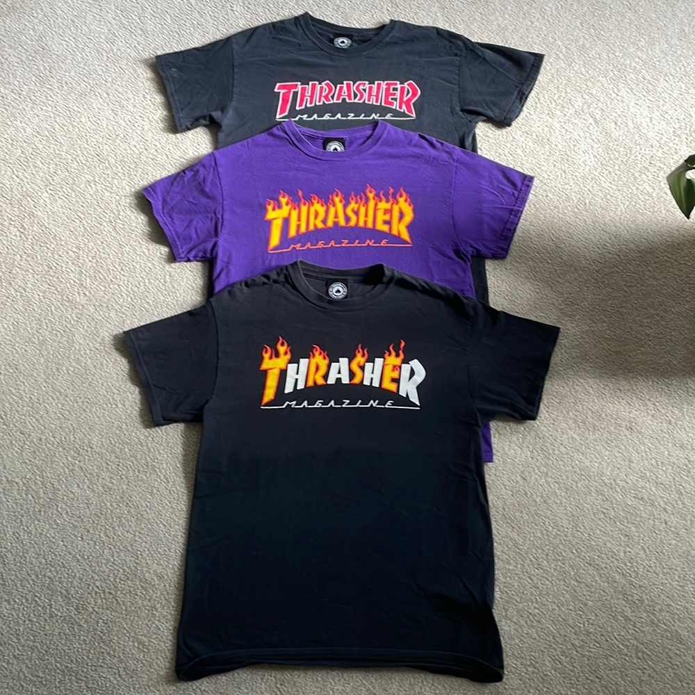 Set of 3 Thrasher T-shirts